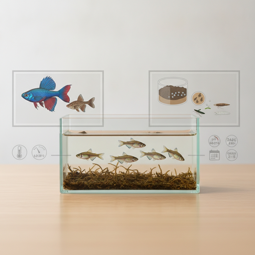 Como identificar o sexo de juvenis de killifish anuais brasileiros antes da maturidade para otimizar a formação de pares reprodutivos