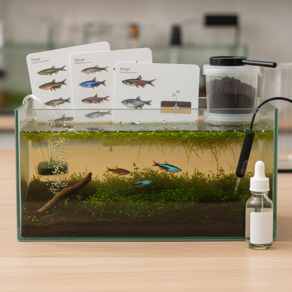 Como preparar e manter água extremamente macia e ácida para a eclosão e os primeiros dias de vida de alevinos de killifish anuais da Mata Atlântica?
