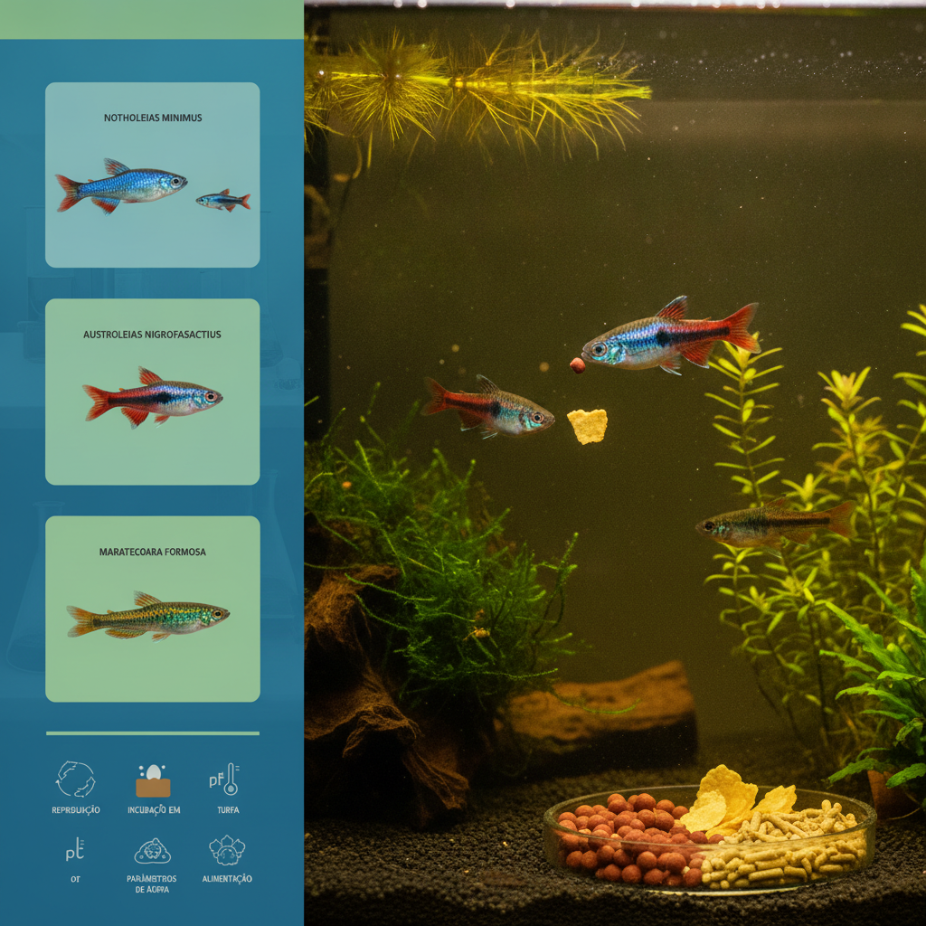 Como estimular killifish anuais brasileiros seletivos a aceitar alimentos secos e variados para uma dieta equilibrada?