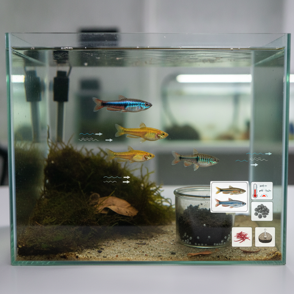 Como simular variações sazonais de temperatura em aquários de killifish anuais brasileiros para otimizar a reprodução e longevidade