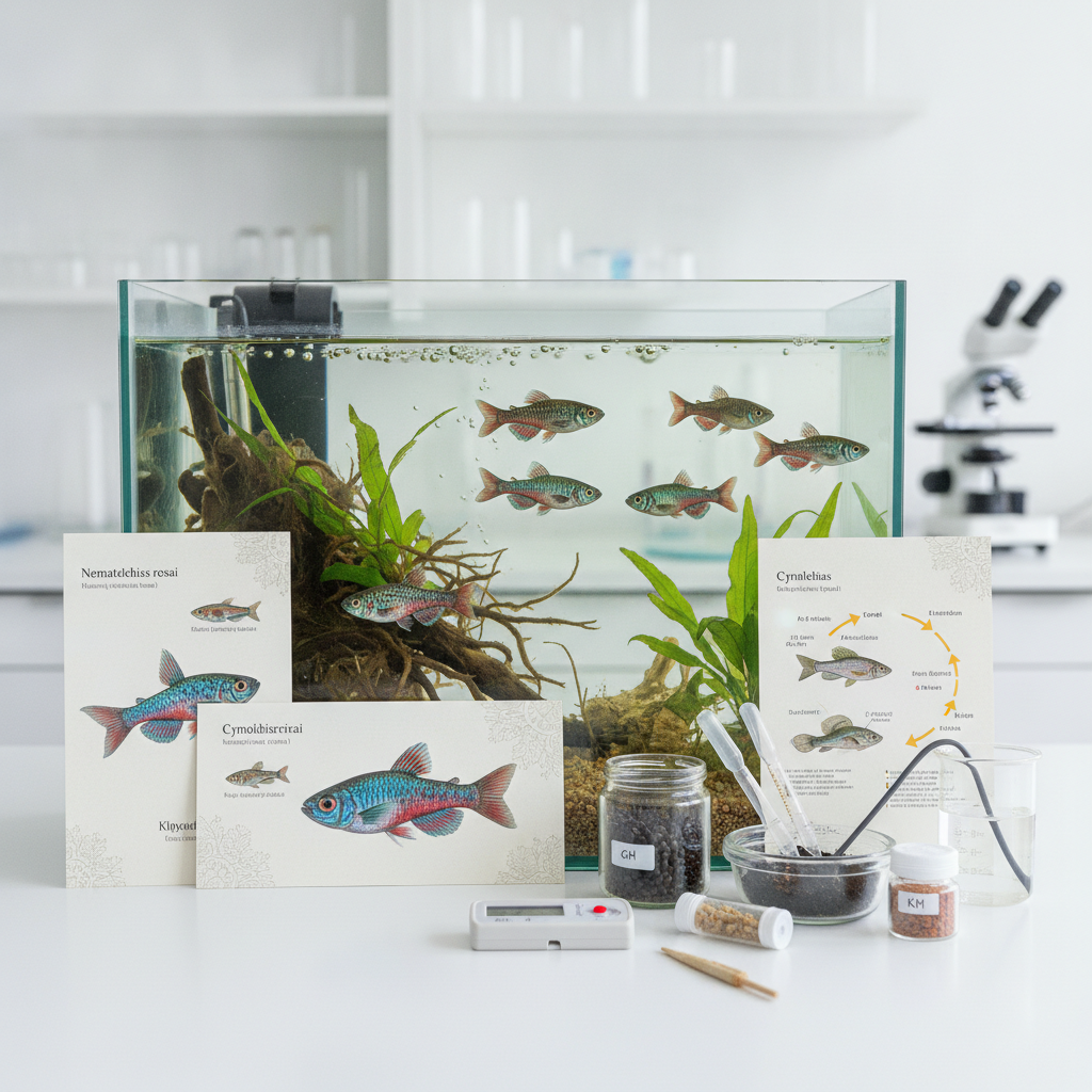 Como ajustar e manter a dureza da água ideal para a reprodução de killifish anuais endêmicos da Caatinga