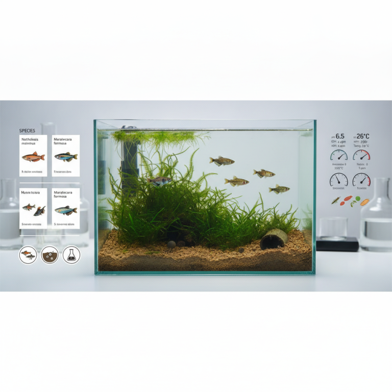 Quais os parâmetros de água ideais para o crescimento acelerado e sem estresse de juvenis de killifish anuais brasileiros?